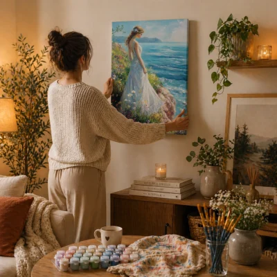 Grace Above the Waves Paint By Numbers For Adults