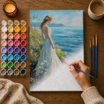 Grace Above the Waves Paint By Numbers For Adults