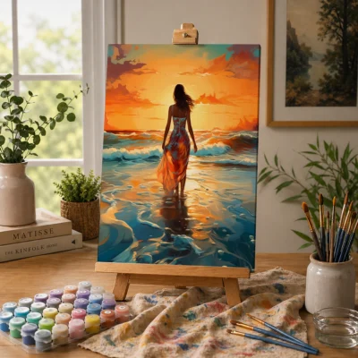 Her Golden Horizon Paint By Numbers For Adults