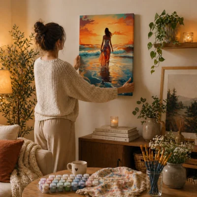 Her Golden Horizon Paint By Numbers For Adults