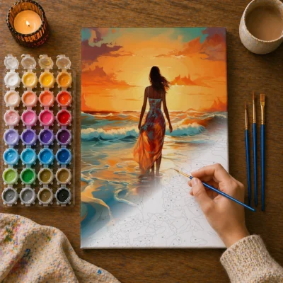 Her Golden Horizon Paint By Numbers For Adults