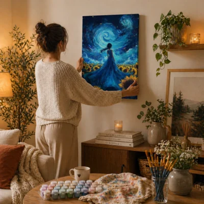 Her Midnight Garden Paint By Numbers For Adults