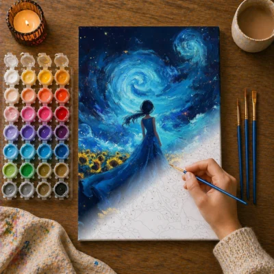 Her Midnight Garden Paint By Numbers For Adults