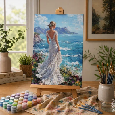 Her Ocean Vow Paint By Numbers For Adults