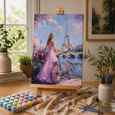 Paris, Her Fairytale Paint By Numbers For Adults