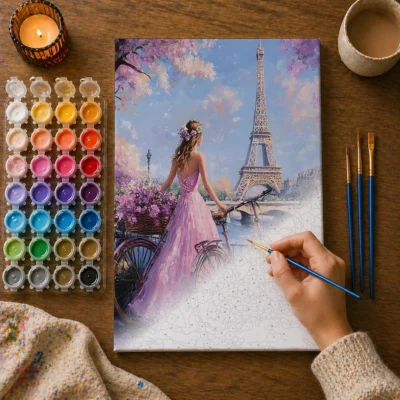 Paris, Her Fairytale Paint By Numbers For Adults