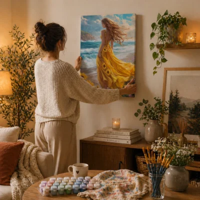 She Carries the Sun Paint By Numbers For Adults