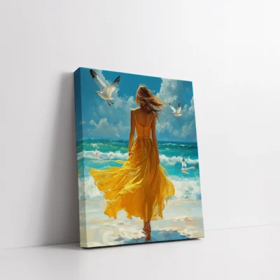 She Walks with the Tide Paint By Numbers For Adults