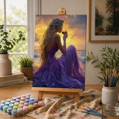 The Woman Who Chose Herself Paint By Numbers For Adults