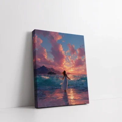 Where Her Heart Meets the Sea Paint By Numbers For Adults