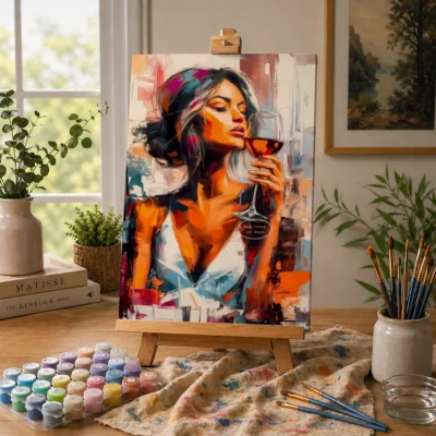 A Woman of Refined Moments Paint By Numbers For Adults
