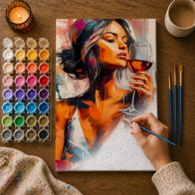 A Woman of Refined Moments Paint By Numbers For Adults
