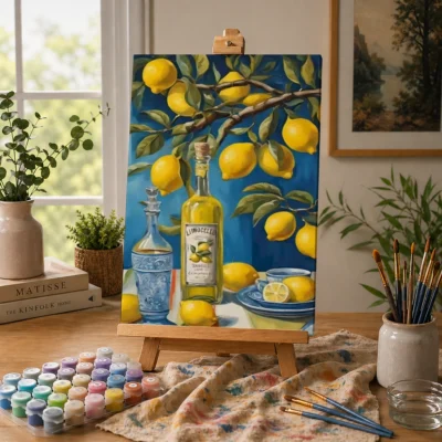 Limoncello Afternoon Paint By Numbers For Adults