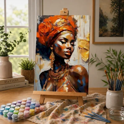 Queen of Golden Grace Paint By Numbers For Adults