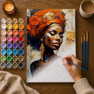 Queen of Golden Grace Paint By Numbers For Adults