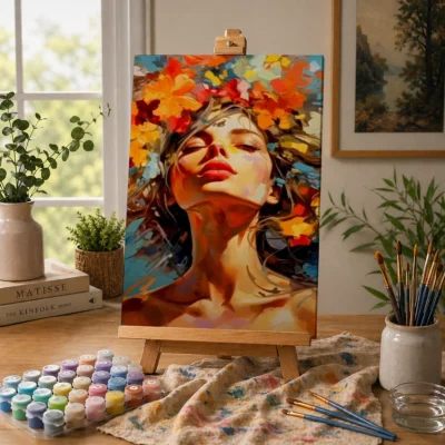 She Blooms Without Permission Paint By Numbers For Adults