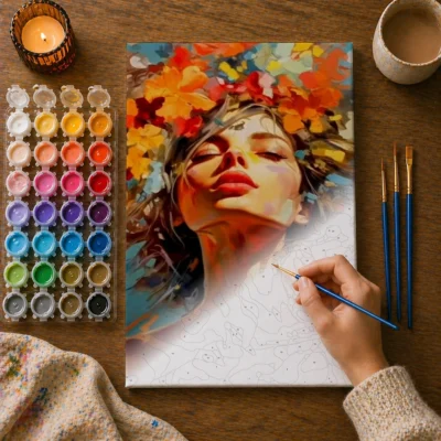 She Blooms Without Permission Paint By Numbers For Adults