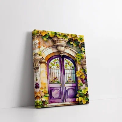The Enchanted Violet Door Paint By Numbers For Adults