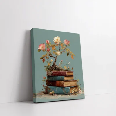 The Library Garden Bonsai Paint By Numbers For Adults