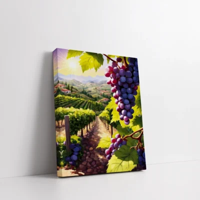 Tuscan Vineyard Morning Paint By Numbers For Adults